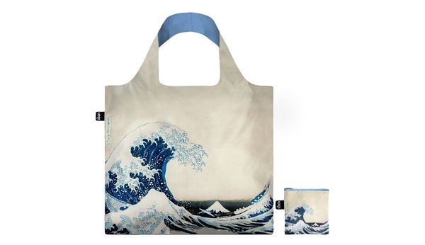 Loqi Loqi Katsushika Hokusai - The Great Wave, 1831 Recycled Bag
