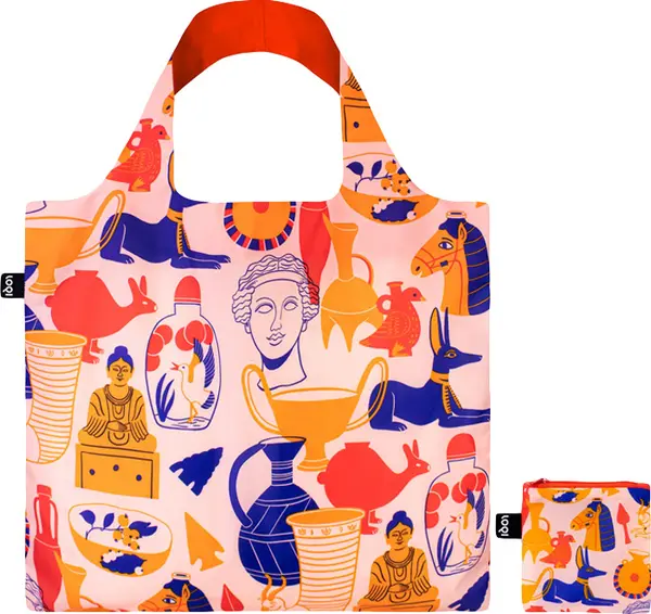 LOQI Loqi Kimberly Carpenter - Ancient Artefacts Recycled Bag Unisex - Раници и чанти LOQI - Многоцветен - KC.AA-One-size - Size: One size