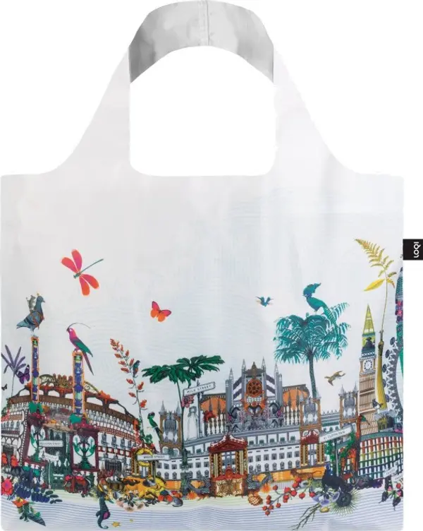 LOQI Loqi KRISTJANA S WILLIAMS INTERIORS London Bag Unisex - Раници и чанти LOQI - Бял - KW.LO-One-size - Size: One size