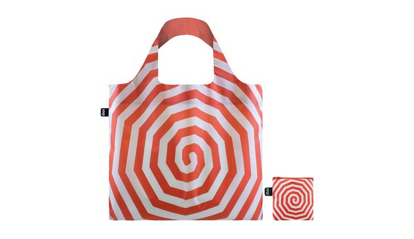 Loqi Loqi Louise Bourgeois - Spirals Red Recycled Bag
