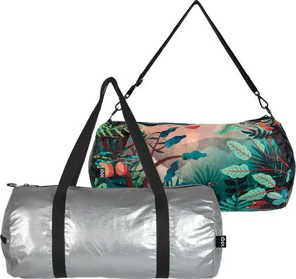 LOQI Loqi Metallic Matt Silver Weekender Unisex - Раници и чанти LOQI - Многоцветен - WE.MM.SI-One-size - Size: One size