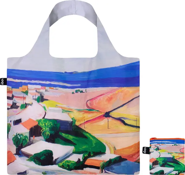 LOQI Loqi Nao Tatsumi - Playa del Rey Recycled Bag Unisex - Раници и чанти LOQI - Многоцветен - NT.PL-One-size - Size: One size