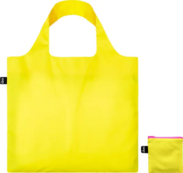 LOQI Loqi Neon Yellow Recycled Bag Unisex - Раници и чанти LOQI - Жълт - NE.YE-One-size - Size: One size