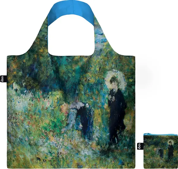 LOQI Loqi Pierre-Auguste Renoir - Woman with a Parasol in a Garden Recycled Bag Unisex - Раници и чанти LOQI - Зелен - PR.WP-One-size - Size: One size