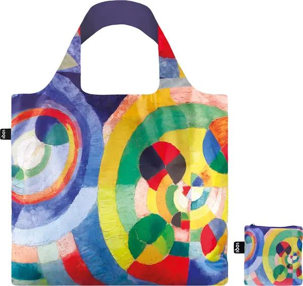 LOQI Loqi Robert Delaunay - Circular Forms Recycled Bag Unisex - Раници и чанти LOQI - Многоцветен - RD.CF-One-size - Size: One size