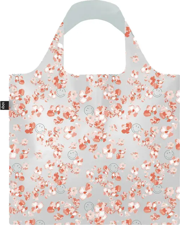 LOQI Loqi Smiley Milky Blossom Bag Unisex - Раници и чанти LOQI - Многоцветен - TR.SB-One-size - Size: One size