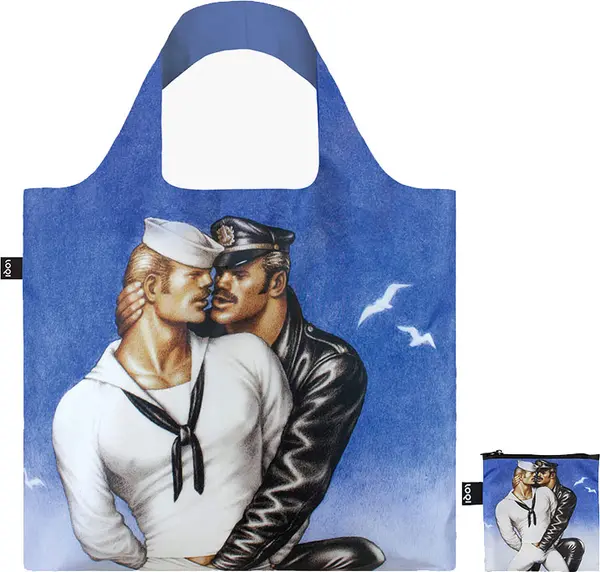 LOQI Loqi TOM OF FINLAND Bon Voyage Recycled Bag Unisex - Раници и чанти LOQI - Син - TF.BV-One-size - Size: One size