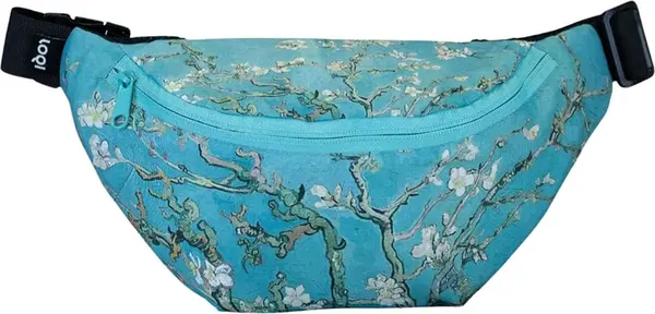 LOQI Loqi VINCENT VAN GOGH Almond Blossom Recycled Bumbag Unisex - Раници и чанти LOQI - Син - BB.VG.AB-One-size - Size: One size