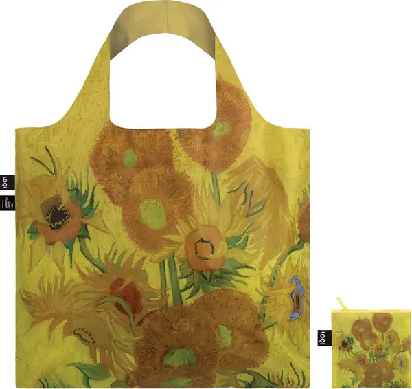 LOQI Loqi VINCENT VAN GOGH Sunflowers Bag Unisex - Раници и чанти LOQI - Жълт - VG.SF.R-One-size - Size: One size