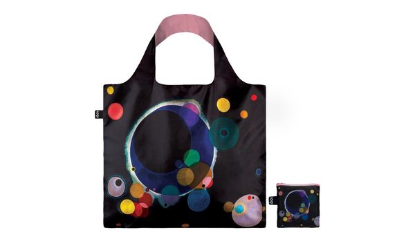 Loqi Loqi Wassily Kandinsky Several Circles Recycled Bag