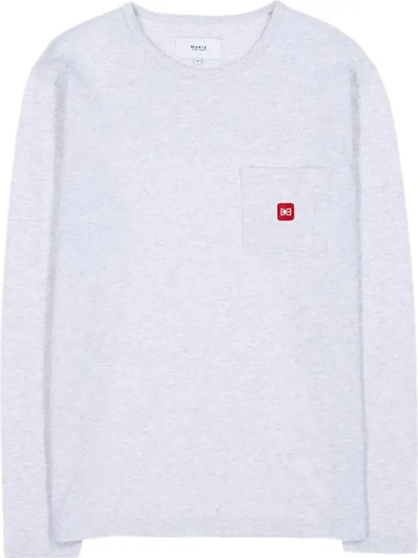 Makia Makia Bennet Long Sleeve M Мъже - Тениски Makia - Сив - M22084_910-M - Size: M