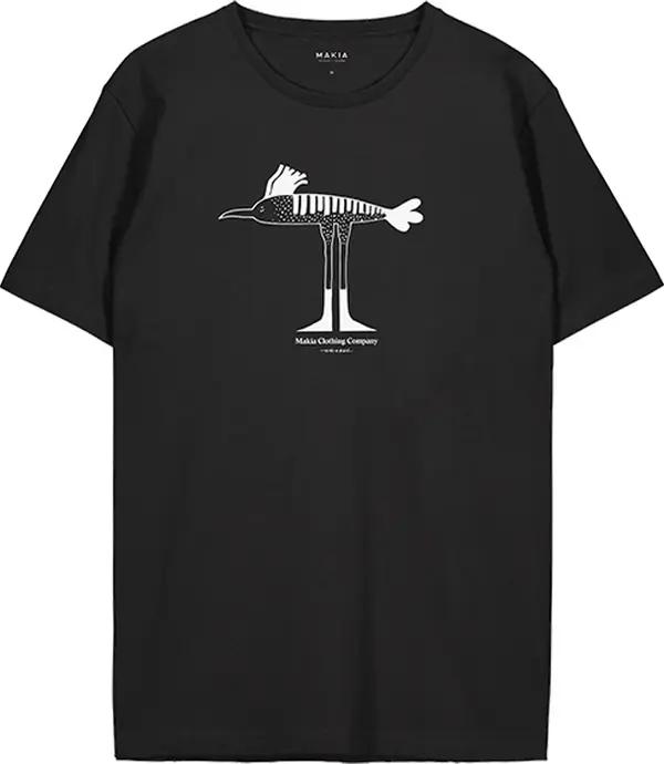 Makia Makia Bird T-shirt M Мъже - Тениски Makia - Черен - U21315_999-M - Size: M