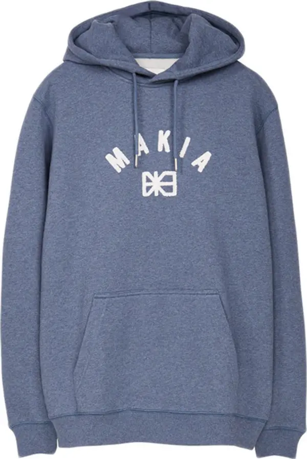 Makia Makia Brand Hooded Sweatshirt M Мъже - Суитшърти и блузи с качулка Makia - Син - M40079_636-L - Size: L