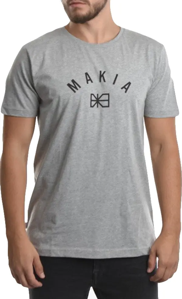 Makia Makia Brand T-Shirt M Мъже - Тениски Makia - Сив - M21200-923-XL - Size: XL