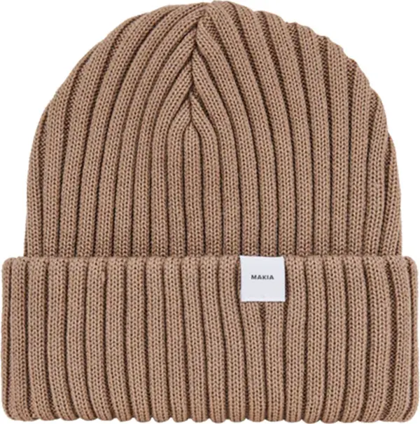 Makia Makia Eerik Beanie Unisex - Чапки Makia - Кафяв - U82134_131-One-size - Size: One size