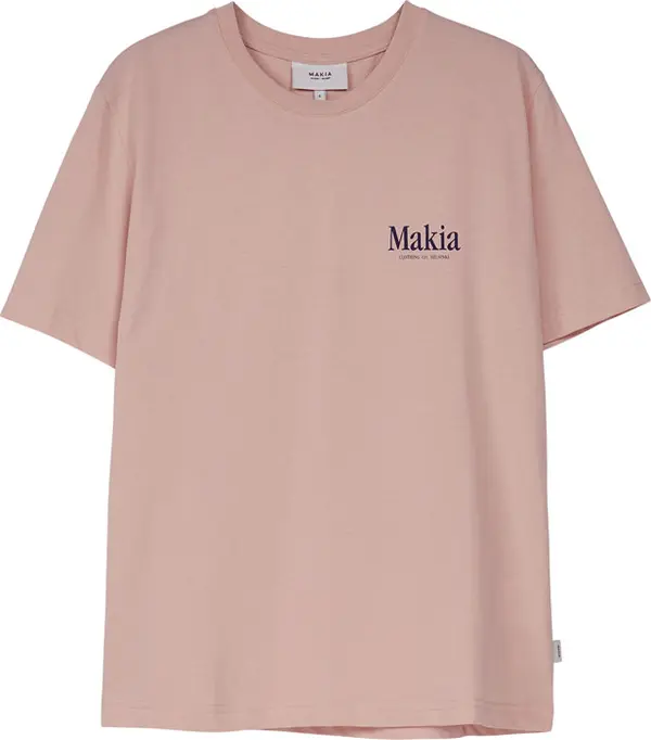 Makia Makia Key T-Shirt W Жени - Тениски Makia - Розов - W21029-427-S - Size: S