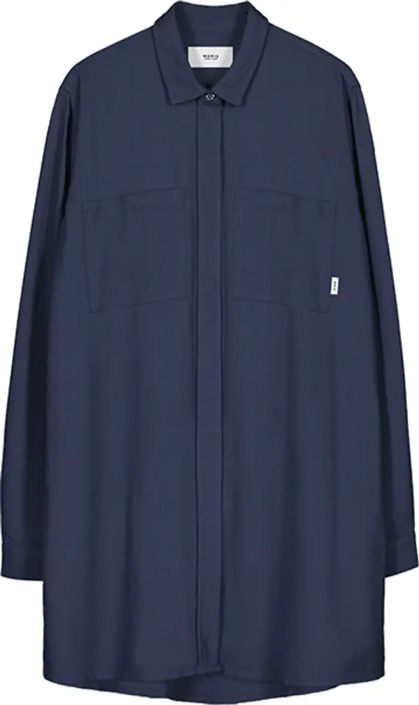 Makia Makia Nominal Shirt W Жени - Риза Makia - Син - W60009_661-L - Size: L