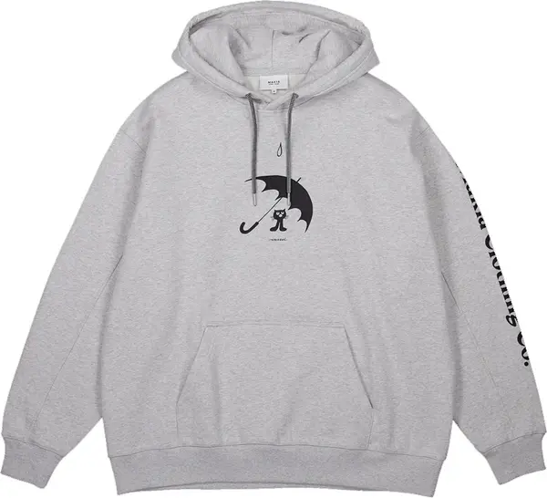 Makia Makia Paraply Hooded Sweatshirt Мъже - Суитшърти и блузи с качулка Makia - Сив - U40097_910-L - Size: L