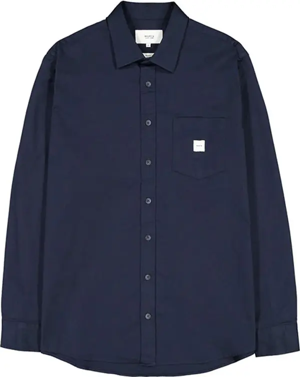 Makia Makia Square Pocket Shirt M Мъже - Риза Makia - Син - M60121_670-L - Size: L