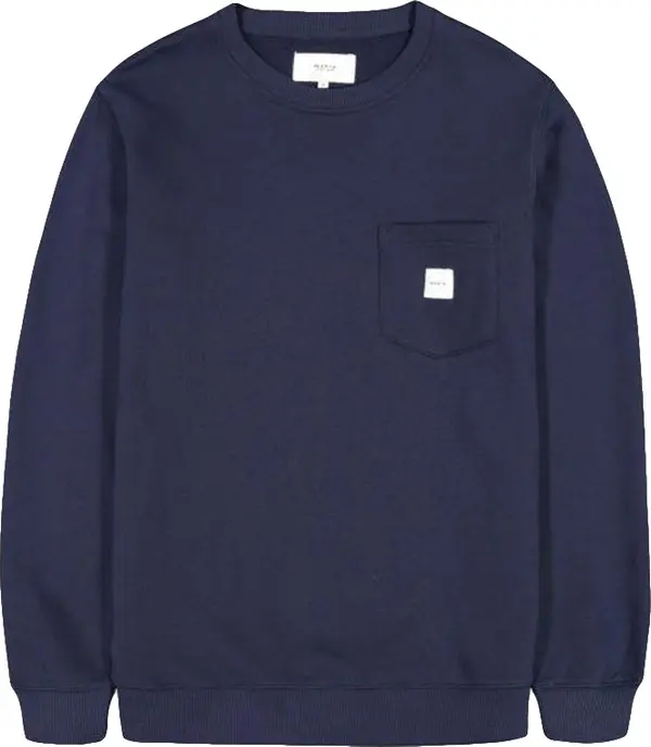 Makia Makia Square Pocket Sweatshirt M Мъже - Суитшърти и блузи с качулка Makia - Син - M41073_661-L - Size: L