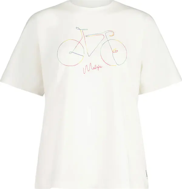 Maloja Maloja IseranM Жени - Тениски Maloja - Бял - 35411-1-8585-S - Size: S