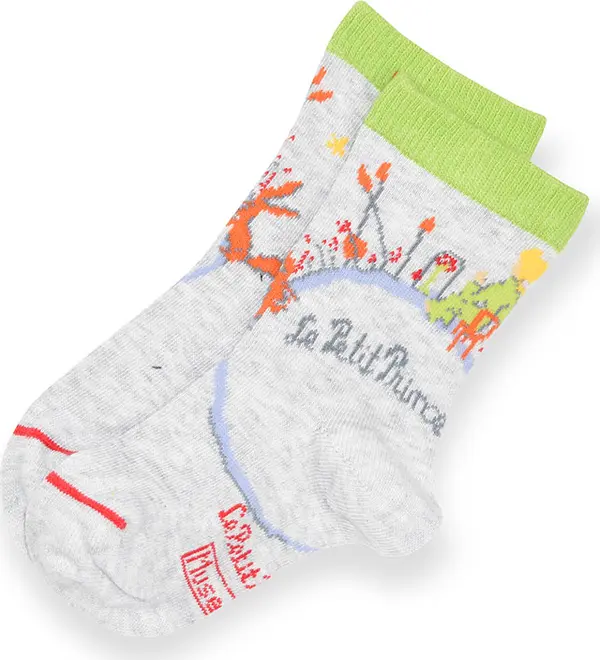 MuseARTa MuseARTa Le Petit Prince - Sheep and Fox Unisex - Чорапи MuseARTa - Сив - PP-SF-57-31-34 - Size: 31-34