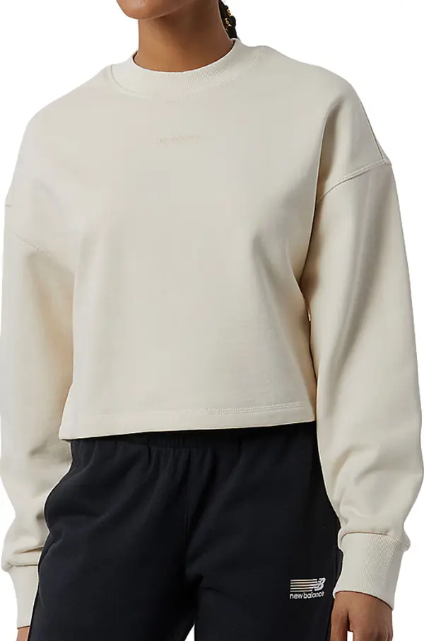 New Balance New Balance Athletics Nature State Crew Жени - Суитшърти и блузи с качулка New Balance - Светло кафяв - WT23555GIE-L - Size: L