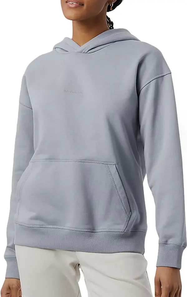 New Balance New Balance Athletics Nature State French Terry Hoodie Жени - Суитшърти и блузи с качулка New Balance - Сив - WT23554SEL-L - Size: L