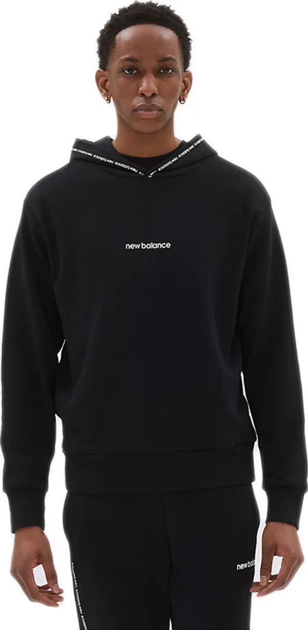 New Balance New Balance Essentials Fleece Hoodie Мъже - Тениски New Balance - Черен - MT23516BK-XL - Size: XL