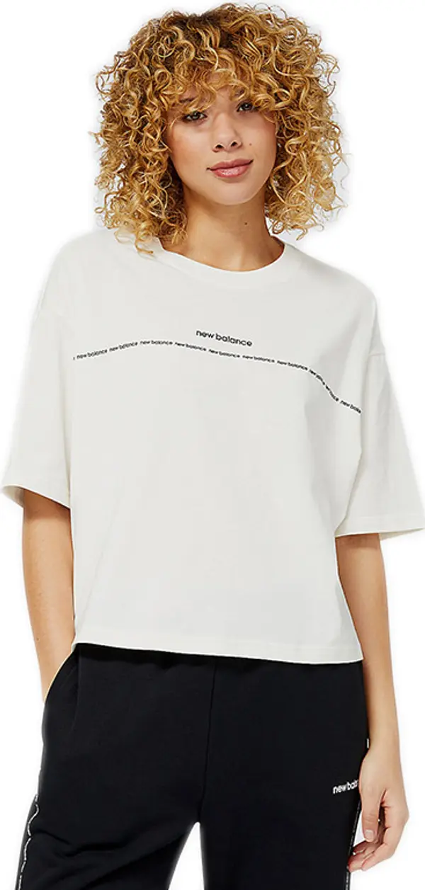New Balance New Balance Essentials Winter Story Tee Жени - Тениски New Balance - Бял - WT23519SST-M-1 - Size: M