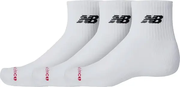 New Balance New Balance Everyday Ankle - 3 Pack LAS51303WK Unisex - Чорапи New Balance - Бял - LAS51303WK-M - Size: M
