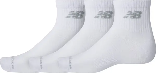 New Balance New Balance Performance Basic Ankle 3 Pack LAS51413WT Unisex - Чорапи New Balance - Бял - LAS51413WT-L - Size: L