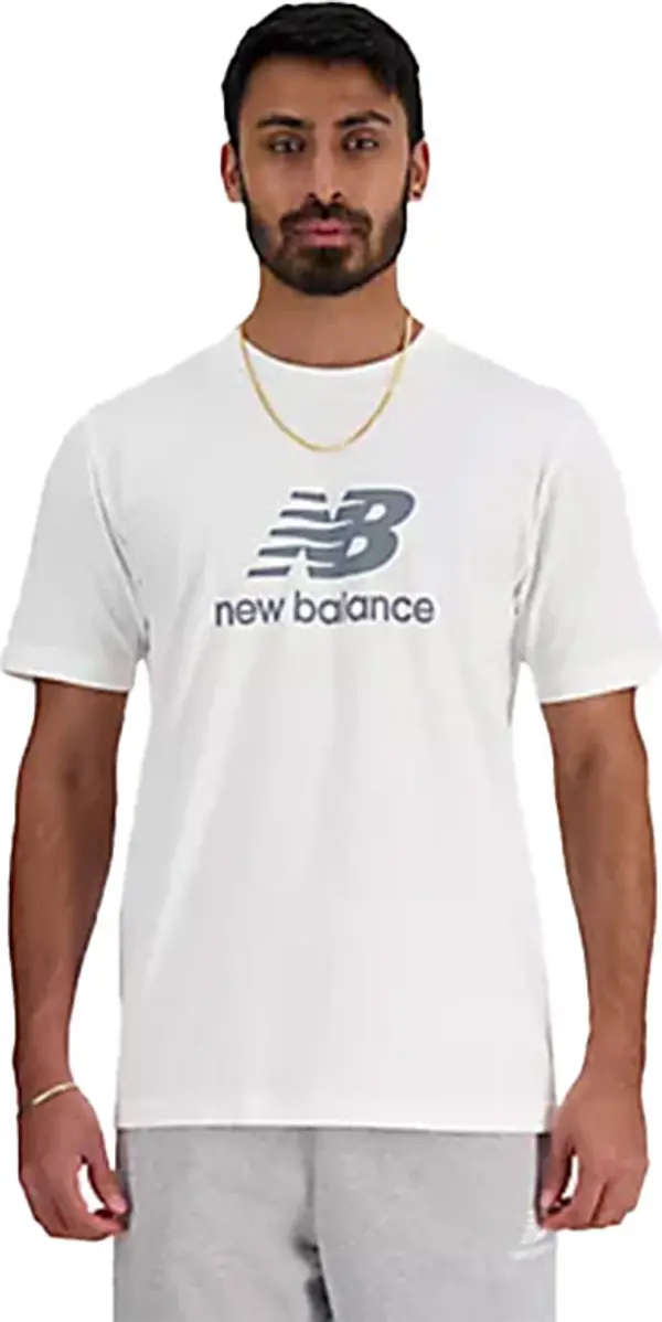New Balance New Balance Sport Essentials Logo T-Shirt Мъже - Тениски New Balance - Бял - MT41502WT-XXL - Size: XXL