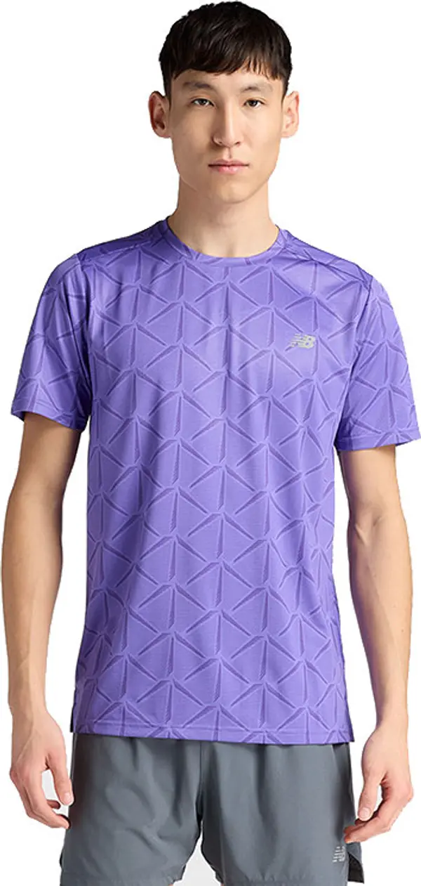 New Balance New Balance Sport Essentials Printed T-Shirt MT6116OHEPU Мъже - Тениски New Balance - Лилав - MT6116OHEPU-XL - Size: XL