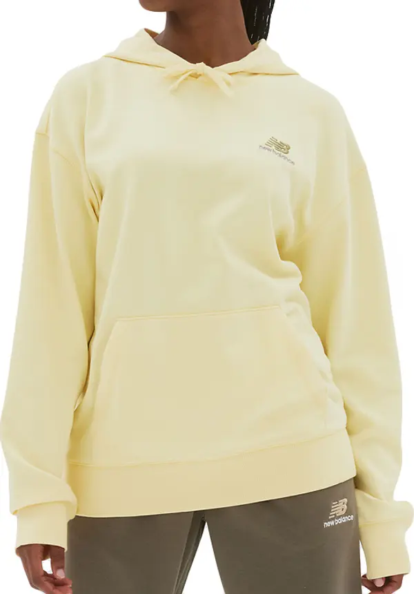 New Balance New Balance Uni-ssentials French Terry Hoodie Unisex - Суитшърти и блузи с качулка New Balance - Жълт - UT21500MZ-XS/S - Size: XS/S