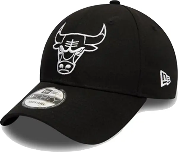 New Era New Era Chicago Bulls Essential Outline Black 9FORTY Unisex - Чапки New Era - Черен - 12292586-One-size - Size: One size