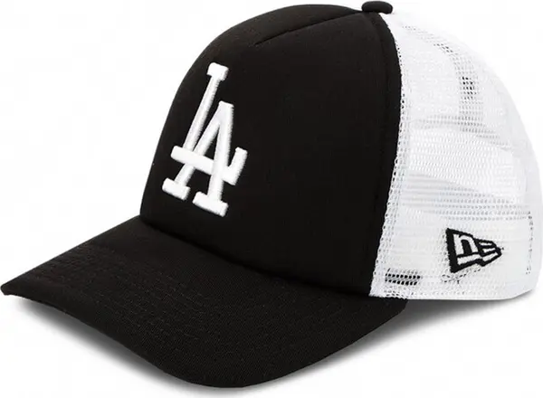New Era New Era LA Dodgers Clean Blue A-Frame Trucker Cap Unisex - Чапки New Era - Черен - 11405498-One-size - Size: One size