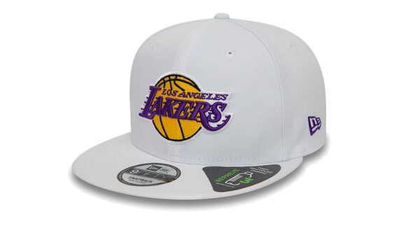 New Era New Era LA Lakers NBA Repreve White 9FIFTY Snapback Cap