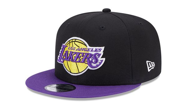 New Era New Era LA Lakers Team Side Patch Black 9FIFTY Snapback Cap