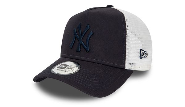 New Era New Era New York Yankees League Essential Navy Trucker Cap