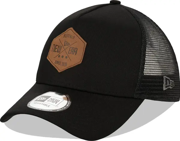 New Era New Era Patch Black A-Frame Trucker Cap Unisex - Чапки New Era - Черен - 12523902-One-size - Size: One size