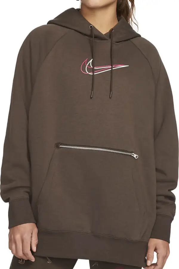 Nike Nike Sportswear Hoodie Жени - Суитшърти и блузи с качулка Nike - Кафяв - DO2566-237-M - Size: M