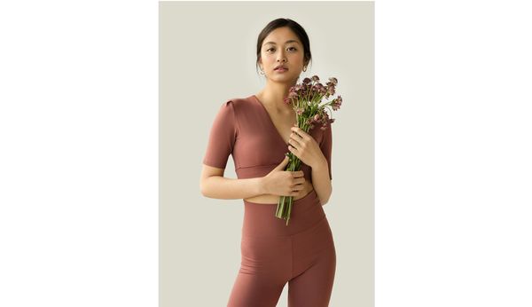 Norba Clothing Norba Barre Top Rosewood