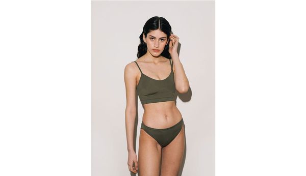 Norba Clothing Norba Low Waist Swim Briefs Green