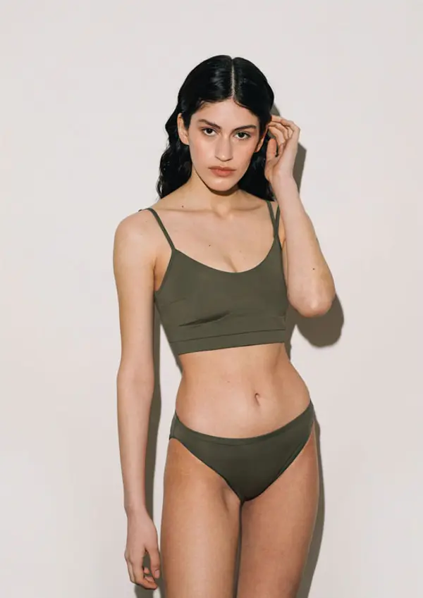 Norba Clothing Norba Low Waist Swim Briefs Green Жени - Бельо Norba Clothing - Зелен - NRB-LW-G-L - Size: L