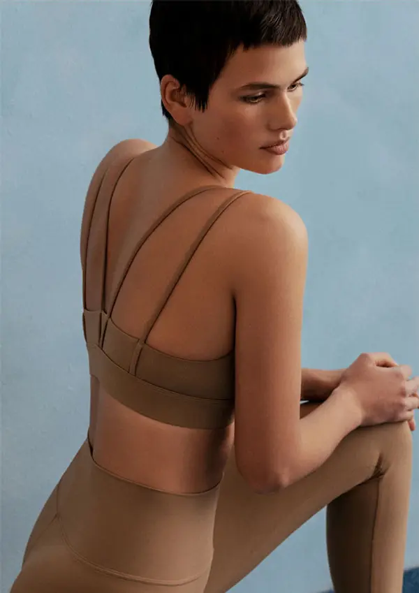 Norba Clothing Norba Strappy Bralette II Sienna Жени - Бельо Norba Clothing - Кафяв - NRB-SPB-S-XS - Size: XS