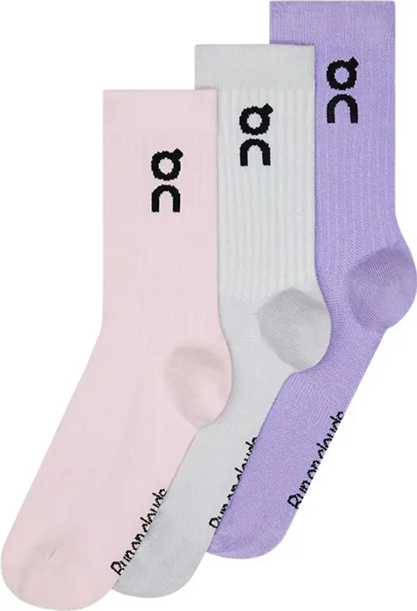 On On Logo Sock High 3P Unisex - Чорапи On - Многоцветен - 2UF10314761-XS - Size: XS