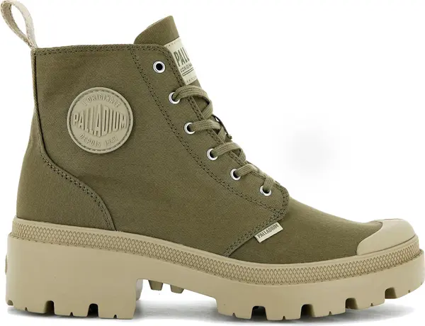 Palladium Palladium Pallabase Twill Жени - Обувки Palladium - Зелен - 96907-204-M-6.5 - Size: 6.5