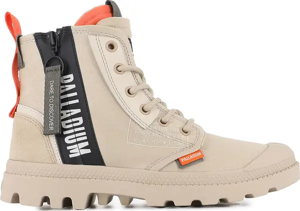 Palladium Palladium Pampa HI Dare Zip Unisex - Обувки Palladium - Светло кафяв - 79515-215-M-7 - Size: 7