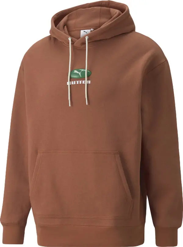 Puma Puma x BUTTER GOODS Men's Hoodie Мъже - Суитшърти и блузи с качулка Puma - Кафяв - 534057_87-M - Size: M